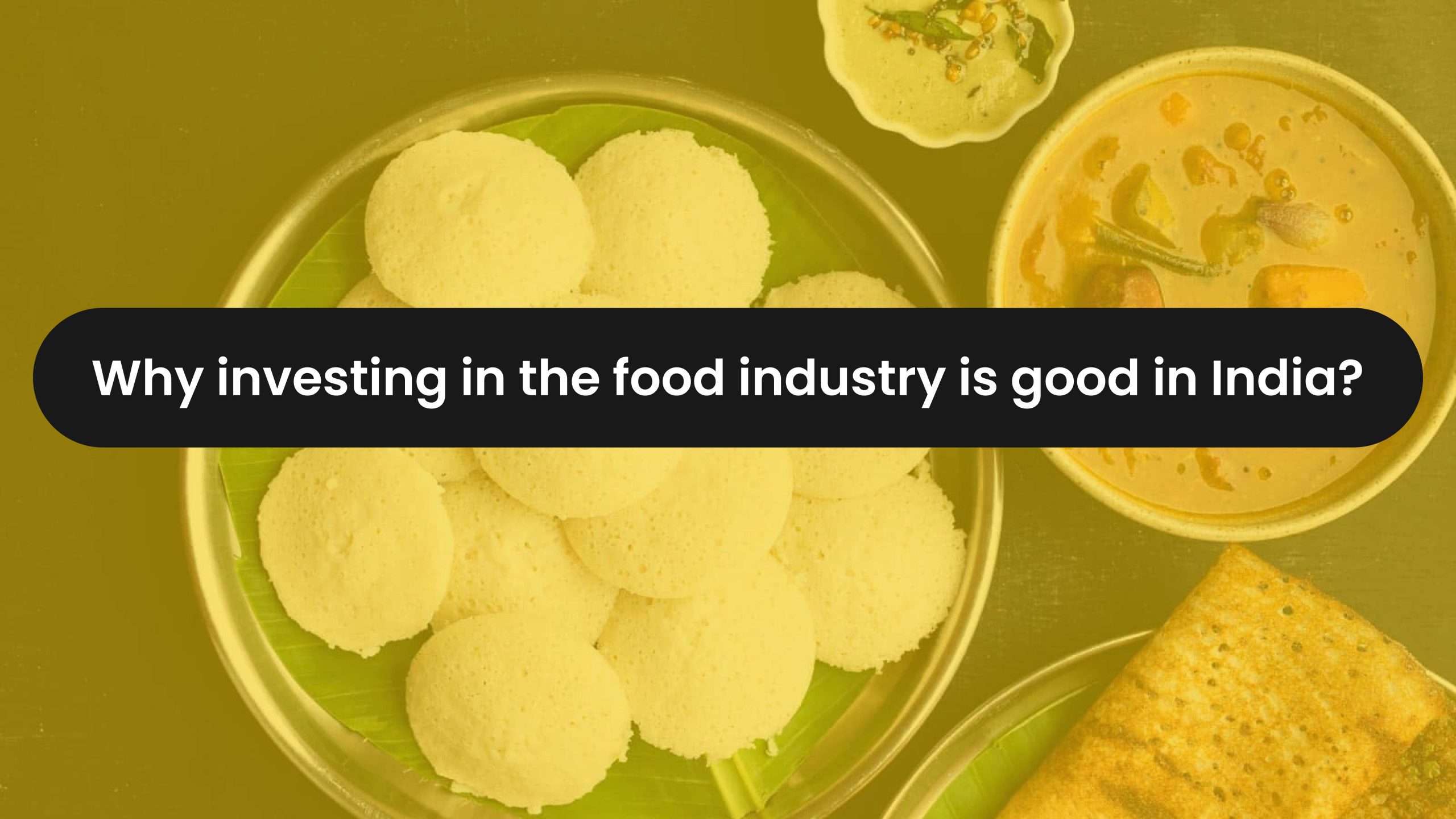 Why investing in the food industry is good in India?