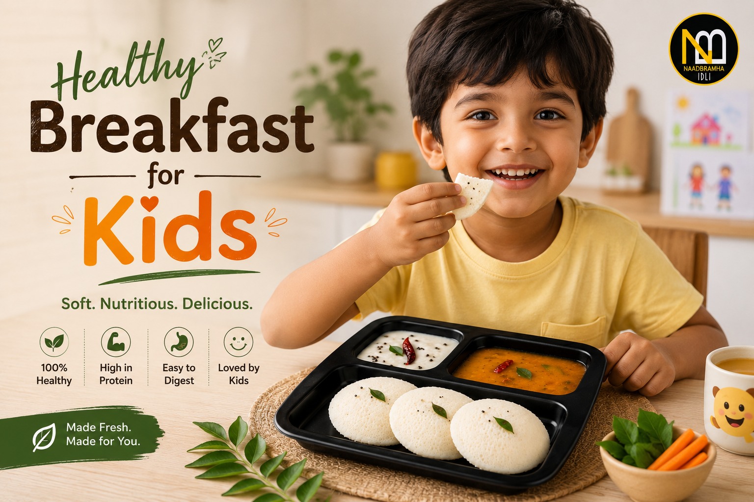 Healthy Breakfast for Kids:Tasty, Nutritious & Easy Morning Meals