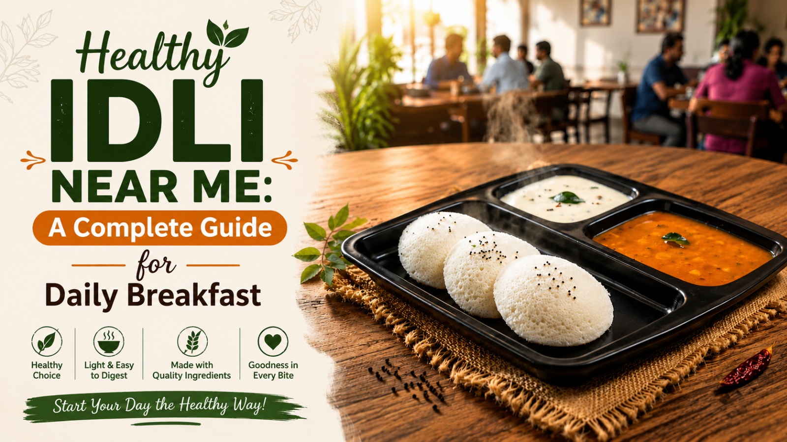 Healthy Idli Near Me: A Complete Guide for Daily Breakfast 