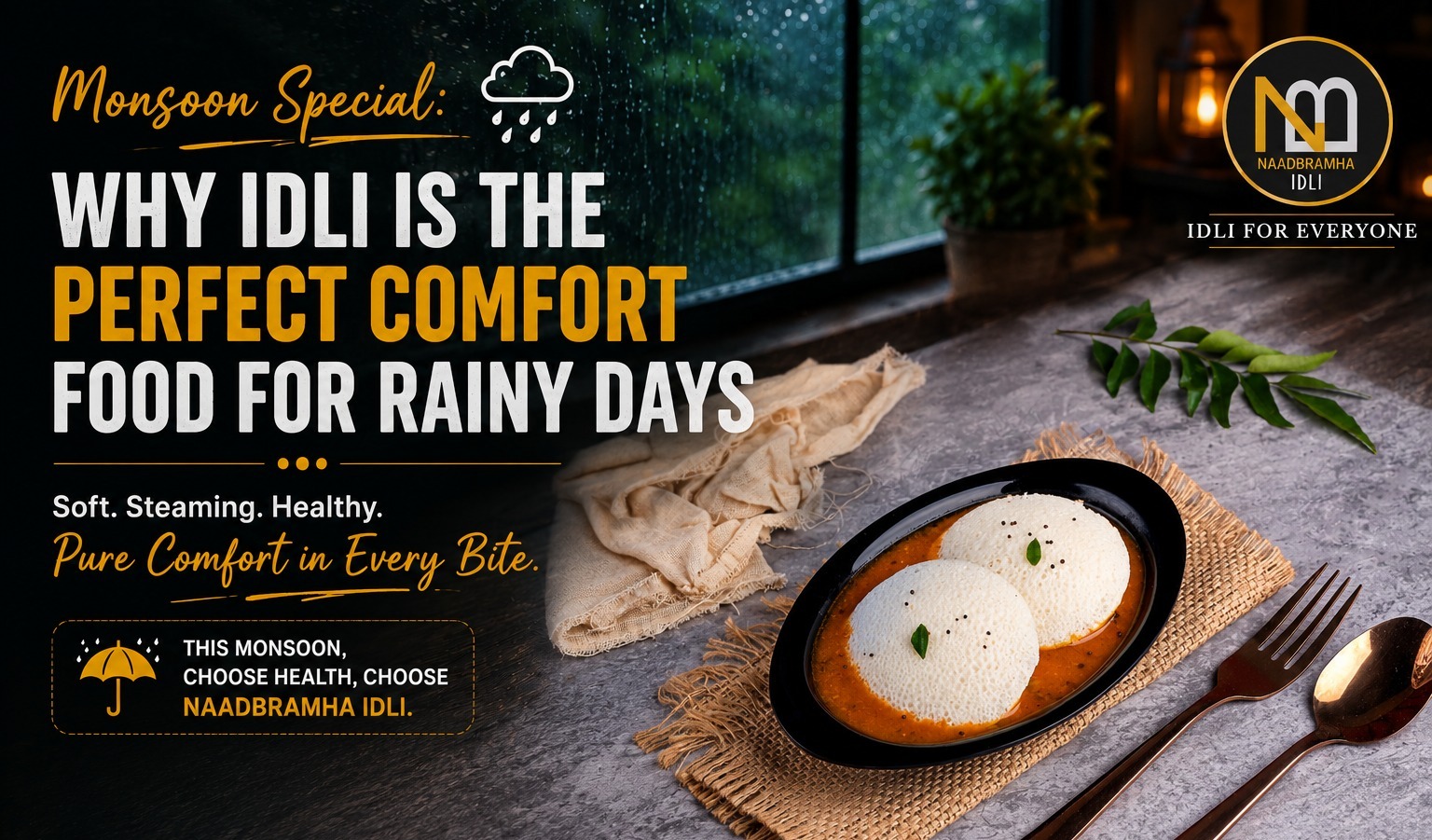 Monsoon Special: Why Idli Is the Perfect Comfort Food for Rainy Days